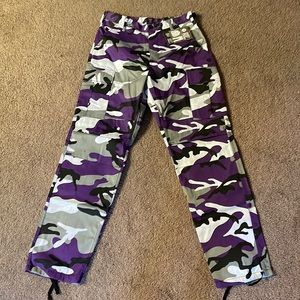 purple cargos